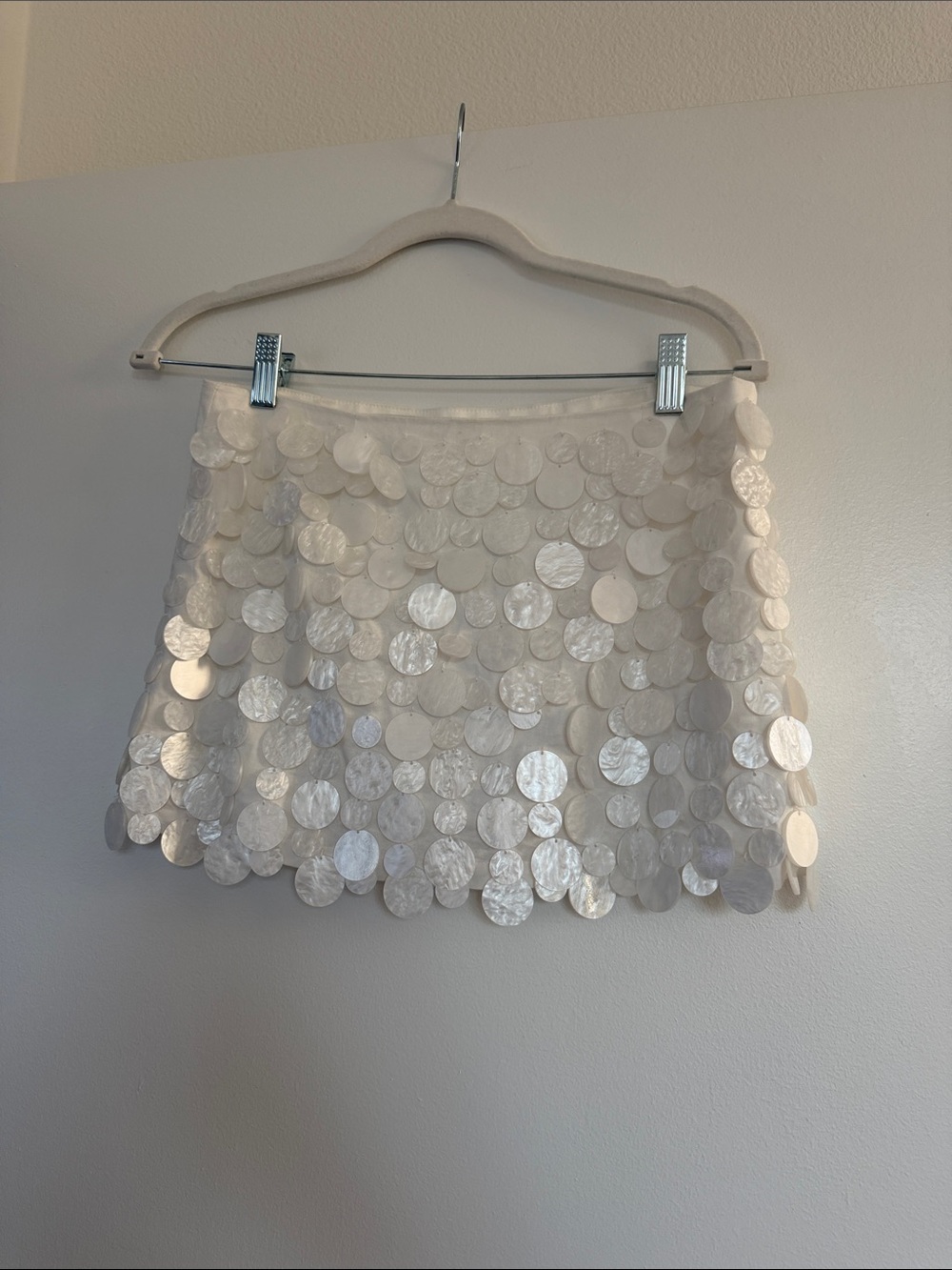Peppermayo Movie Star Mini Skirt white